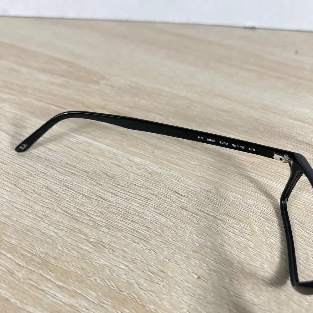 Ray-Ban RB5095 2000 Eyeglasses Black Rectangle Frames Only 50-16-140